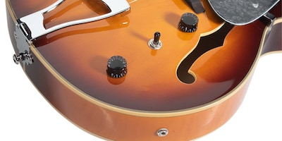 Foto 7 | Foto 7 | Guitarra Eléctrica 6 Cuerdas Mars Modelo Archtop Violin Sunburst