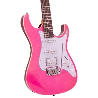 Foto 6 | Foto 6 | Guitarra Eléctrica Serie Unique Babilon Leggend-pr Color Peach Red Con Case