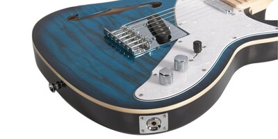 Foto 6 | Foto 6 | Guitarra Eléctrica 6 Cuerdas Mars Telecaster Hollowbody Blue