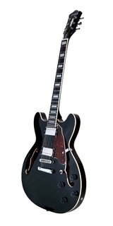 Foto 2 | Foto 2 | Guitarra Eléctrica 6 Cuerdas Mars Hollowbody 335 Studio Bac Negro