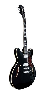 Foto 3 | Foto 3 | Guitarra Eléctrica 6 Cuerdas Mars Hollowbody 335 Studio Bac Negro