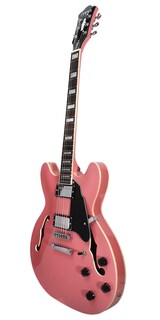 Foto 3 | Foto 3 | Guitarra Eléctrica 6 Cuerdas Mars Hollowbody 335 Studio Rosa