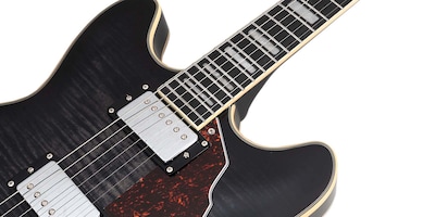 Foto 7 | Foto 7 | Guitarra Eléctrica 6 Cuerdas Mars Hollowbody 335 Classic Black