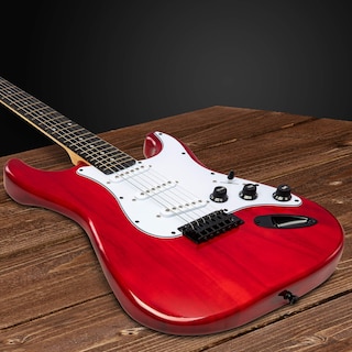 Foto 5 | Foto 5 | Guitarra Eléctrica Lyxpro De Tamaño Completo De 39 Pulgadas Con Amplificador De 20 W, Color Rojo - Venta Internacional.