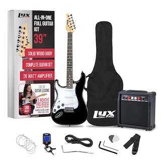 Foto 1 | Foto 1 | Guitarra Eléctrica Lyxpro Left Hand De 39 Pulgadas Con Kit De Inicio Y Amplificador - Venta Internacional.