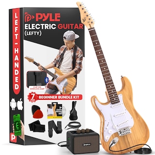 Foto 1 | Foto 1 | Kit De Guitarra Eléctrica Pyle, Tamaño Completo, Para Zurdos, Estilo St - Venta Internacional.