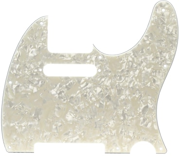 Foto 1 | Foto 1 | Pickguard Fender Modern Para Telecaster Mot Blanco Envejecido De 8 Hoyos - Venta Internacional.