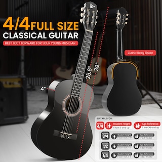 Foto 3 | Foto 3 | Guitarra Acústica Pyle Beginner 4/4 De Tamaño Completo Con Accesorios - Venta Internacional.