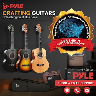 Foto 7 | Foto 7 | Guitarra Acústica Pyle Para Zurdos Para Principiantes Y 1/2 Tamaño Junior - Venta Internacional.