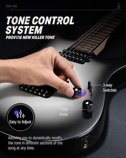 Foto 5 | Foto 5 | Guitarra Eléctrica Donner Dmt-100 De 39 Pulgadas Con Accesorios - Venta Internacional.