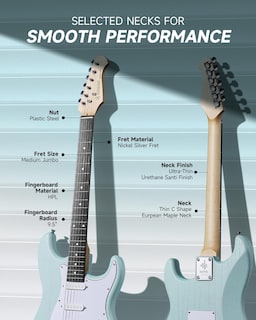 Foto 5 | Foto 5 | Guitarra Eléctrica Donner Dst-80 99 Cm Con Amplificador Y Accesorios - Venta Internacional.