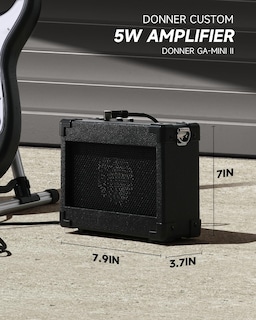 Foto 6 | Foto 6 | Guitarra Eléctrica Donner Dst-80 99 Cm Con Amplificador Y Accesorios - Venta Internacional.