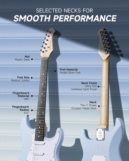 Foto 5 | Foto 5 | Guitarra Eléctrica Donner Dst-80 99 Cm Con Amplificador Y Accesorios - Venta Internacional.