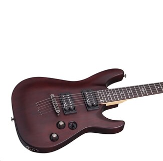 Foto 6 | Foto 6 | Guitarra Eléctrica 6 Cuerdas Sgr By Schecter C-1 Walnut Satinado