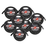 Cable De Micrófono Pig Hog Phm10 De Alto Rendimiento Xlr De 3 Pines, 10 Pies, 8 Mm, Paquete De 8 - Venta Internacional.