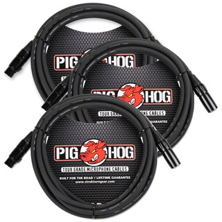 Foto 1 | Foto 1 | Cable De Micrófono Pig Hog Phm10 Tour Grade Xlr De 10 Pies, Paquete De 3 - Venta Internacional.