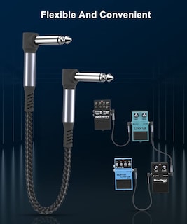 Foto 5 | Foto 5 | Cables De Conexión Para Guitarra Elebase, Paquete De 3 Unidades, 60 Cm, 6,35 Mm, Ts Copper, Macho - Venta Internacional.