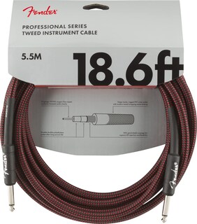 Foto 1 | Foto 1 | Cable Para Instrumentos Fender Professional Series Tweed De 5,6 M, Color Rojo - Venta Internacional.