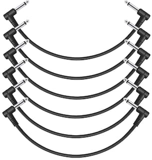 Foto 1 | Foto 1 | Cable De Conexión Donner Para Guitarra, 30 Cm, 6 Unidades, Para Pedal De Efectos, Color Negro - Venta Internacional.