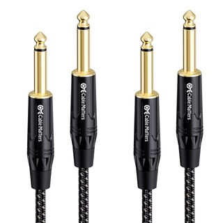 Foto 1 | Foto 1 | Cable Para Guitarra Matters, Trenzado, 6 Pies, 1/4 Ts A Ts, Paquete De 2 - Venta Internacional.
