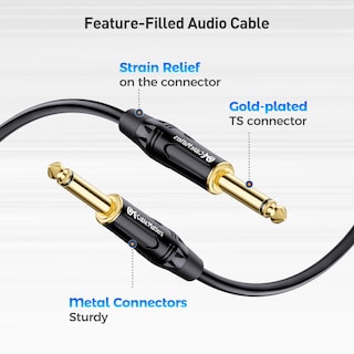 Foto 4 | Foto 4 | Cable De Instrumentos Matters Ts A Ts De 1/4 De Pulgada, 7,6 M, Paquete De 2 - Venta Internacional.