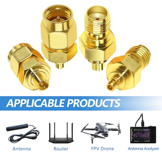 Foto 3 | Foto 3 | Juego De 4 Adaptadores Coaxiales Tuolnk Sma A Mmcx Pure Brass - Venta Internacional.