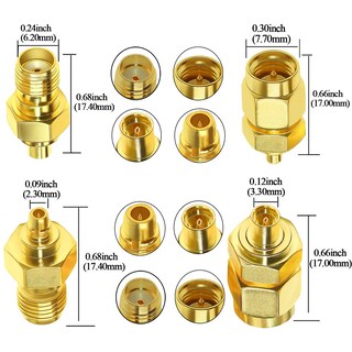Foto 4 | Foto 4 | Juego De 4 Adaptadores Coaxiales Tuolnk Sma A Mmcx Pure Brass - Venta Internacional.