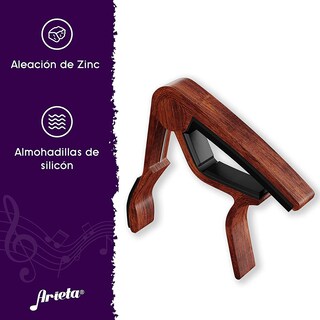 Foto 3 | Foto 3 | Capotraste para Guitarra Arieta Capo Café Claro