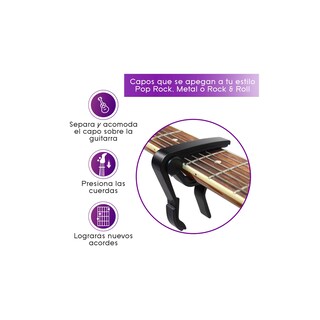 Foto 4 | Foto 4 | Capotraste para Guitarra Arieta Capo Negro