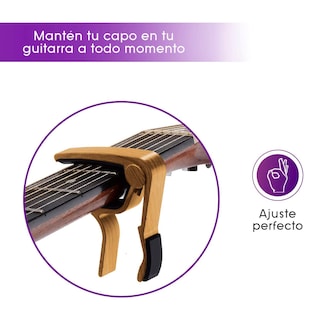 Foto 4 | Foto 4 | Capotraste para Guitarra Arieta Capo Café Claro