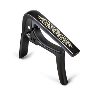 Foto 1 | Foto 1 | Capo Jim Dunlop Trigger Fly Celtic Knot Curvo Negro - Venta Internacional.