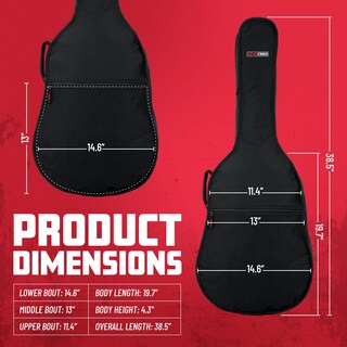 Foto 6 | Foto 6 | Estuches Gig Bag Gator Acolchados Con Espuma Para Miniguitarra Acústica - Venta Internacional.