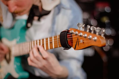 Foto 6 | Foto 6 | Fundas Para Silenciar Y Amortiguar Cuerdas Guitar Fret, Color Negro - Venta Internacional.