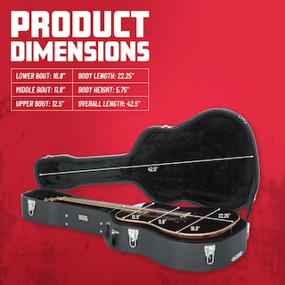 Foto 6 | Foto 6 | Case Gator Cases Deluxe Wood Para Guitarra Acústica Dreadnought - Venta Internacional.