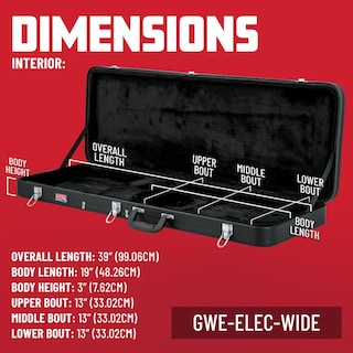 Foto 6 | Foto 6 | Estuches Case Gator De Madera Rígida Para Guitarras Eléctricas De Cuerpo Ancho - Venta Internacional.