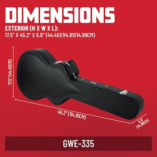 Foto 7 | Foto 7 | Estuches Case Gator De Madera Rígida Para Guitarra Semihueca 335 - Venta Internacional.