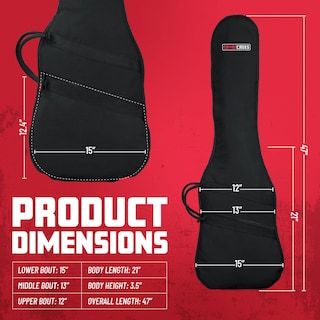 Foto 6 | Foto 6 | Funda Gbe-bass Para Bajo, Acolchada Con Espuma, Diseño Gator - Venta Internacional.