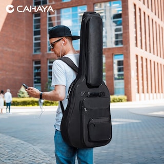 Foto 7 | Foto 7 | Funda Cahaya Para Guitarra Acústica Con Múltiples Bolsillos, Acolchado De 10 Mm - Venta Internacional.