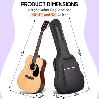 Foto 7 | Foto 7 | Funda De Guitarra Cahaya Premium Version Para Guitarra Acústica De 40, 41 Y 42 Pulgadas - Venta Internacional.