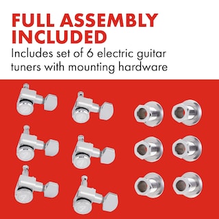 Foto 3 | Foto 3 | Afinadores De Guitarra Fender Locking Tuners Stratocaster, Cromo Pulido - Venta Internacional.