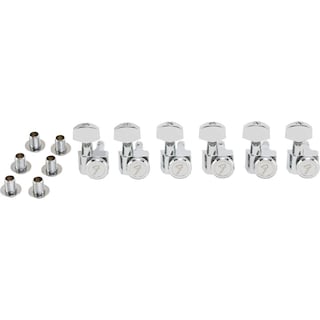 Foto 5 | Foto 5 | Afinadores De Guitarra Fender Deluxe Locking All Short Post Chrome - Venta Internacional.