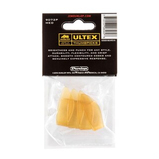 Foto 2 | Foto 2 | Thumbpicks Dunlop 9072r, Tamaño Mediano, 12 Bolsas - Venta Internacional.