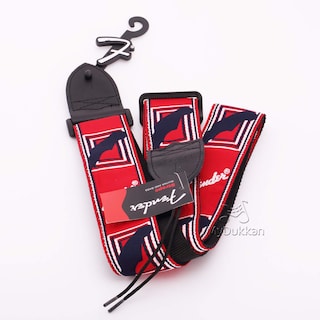 Foto 4 | Foto 4 | Correa Para Guitarra Fender Con Monograma, 5 Cm, Rojo/blanco/azul - Venta Internacional.