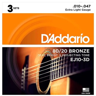 Foto 2 | Foto 2 | Encordadura Daddario Ej10-3d 3 Pack Guitarra Eléctrica