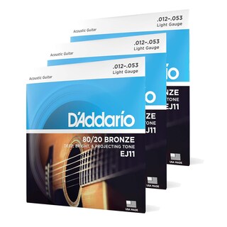 Foto 1 | Foto 1 | Cuerdas Para Guitarra Acústica D'addario Ej11-3d 80/20 Bronze - Venta Internacional.