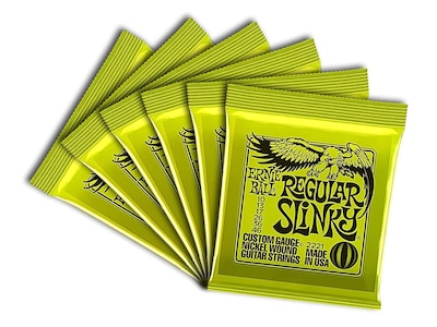 Foto 1 | Foto 1 | Juego De 6 Cuerdas Para Guitarra Eléctrica Ernie Ball Regular Slinky 10-46 - Venta Internacional.