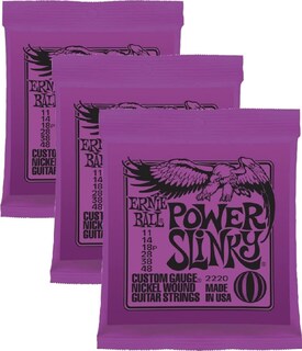 Foto 1 | Foto 1 | Cuerdas Para Guitarra Ernie Ball Power Slinky (paquete De 3) .011-.048 - Venta Internacional.