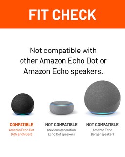 Foto 2 | Foto 2 | Soporte de Pared para Amazon Echo Dot Quinta Generación de Echogear - Venta Internacional