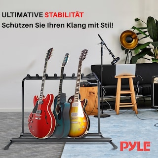 Foto 7 | Foto 7 | Soporte Multiguitarra Pyle, Expositor De 7 Ranuras Para Guitarra Eléctrica, Ac - Venta Internacional.