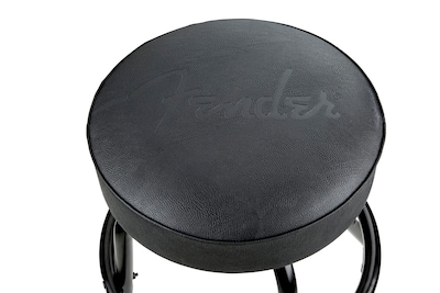 Foto 4 | Foto 4 | Taburete De Bar Fender Con Logotipo Negro Estampado, Giratorio, 30 Cm, Negro/negro - Venta Internacional.